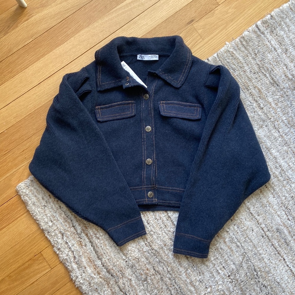 NWT Zara Knitted Jacket